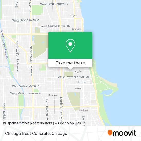 Mapa de Chicago Best Concrete