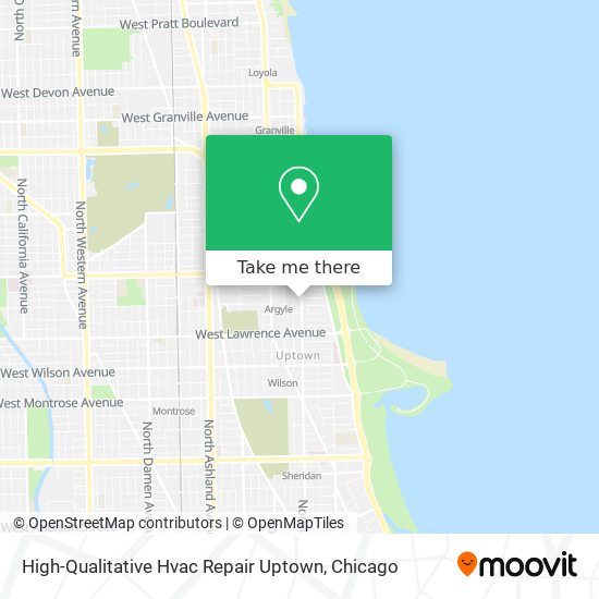 High-Qualitative Hvac Repair Uptown map