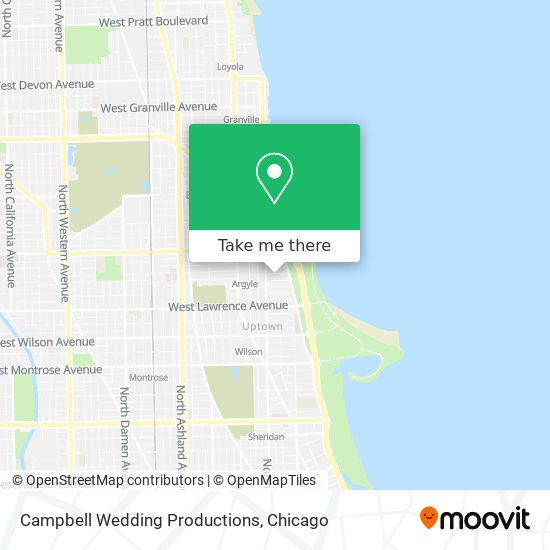 Mapa de Campbell Wedding Productions