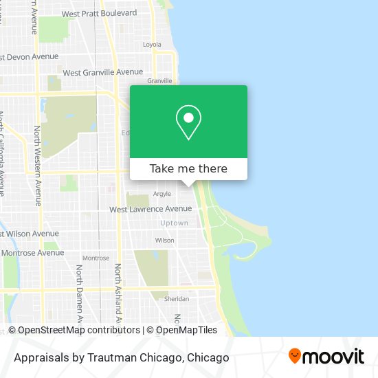 Appraisals by Trautman Chicago map