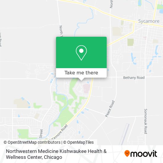 Mapa de Northwestern Medicine Kishwaukee Health & Wellness Center