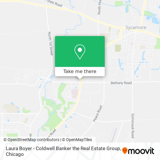 Laura Boyer - Coldwell Banker the Real Estate Group map
