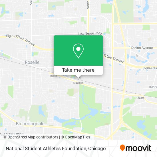 National Student Athletes Foundation map