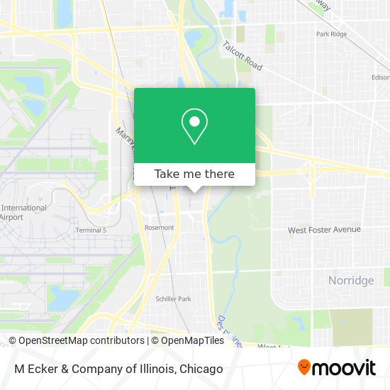 Mapa de M Ecker & Company of Illinois