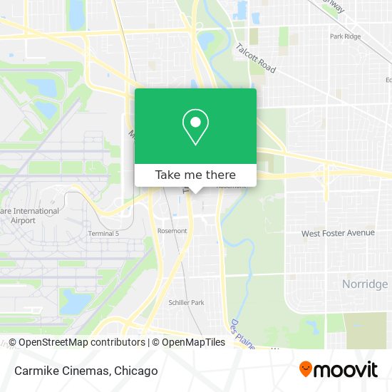 Carmike Cinemas map