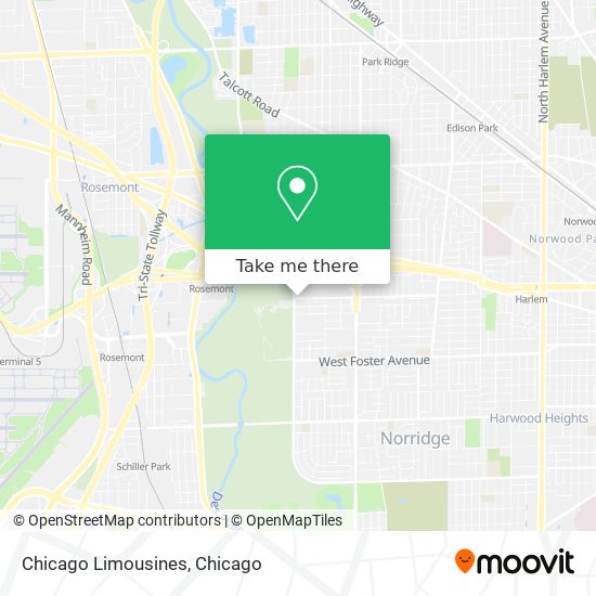 Mapa de Chicago Limousines