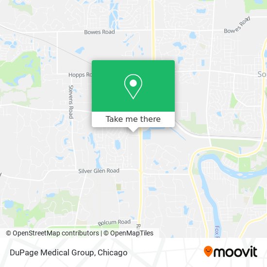 DuPage Medical Group map