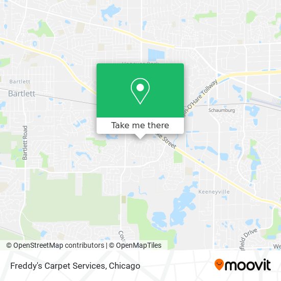 Mapa de Freddy's Carpet Services