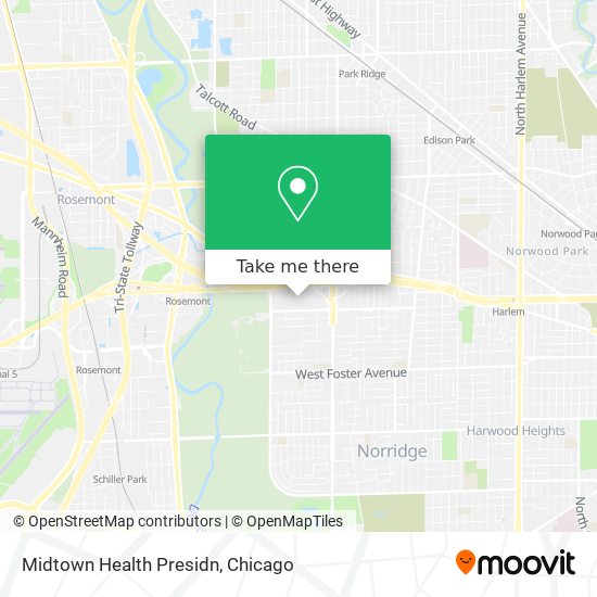 Mapa de Midtown Health Presidn