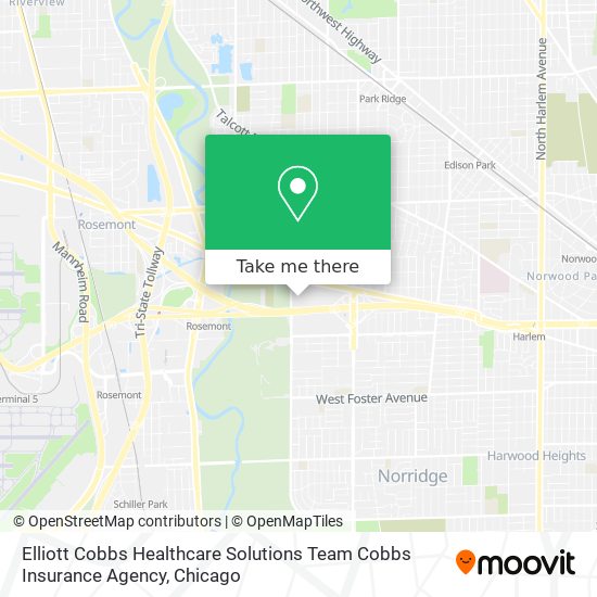 Mapa de Elliott Cobbs Healthcare Solutions Team Cobbs Insurance Agency