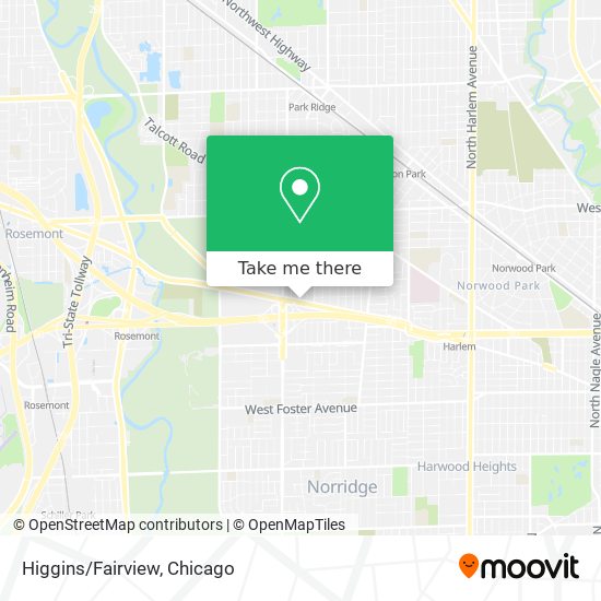Higgins/Fairview map