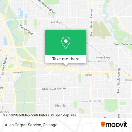 Allen Carpet Service map