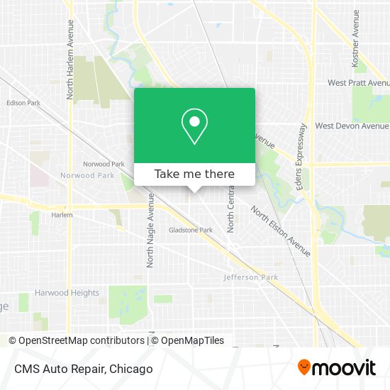 Mapa de CMS Auto Repair