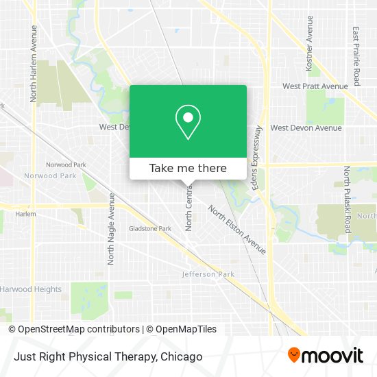 Just Right Physical Therapy map