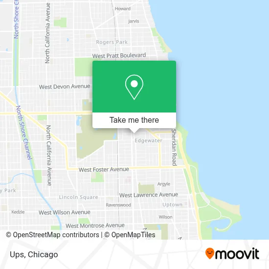 Ups map