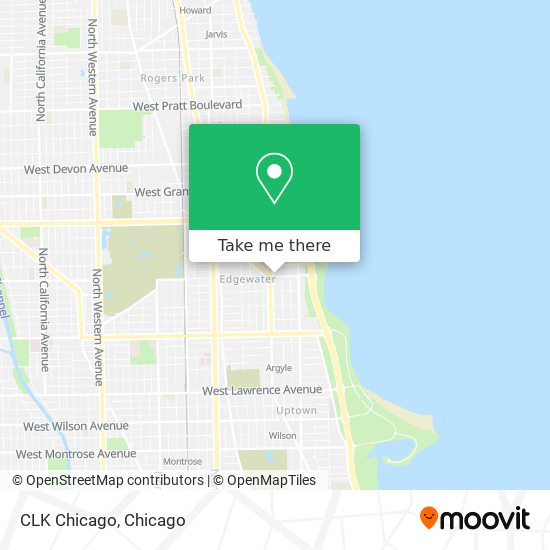 Mapa de CLK Chicago