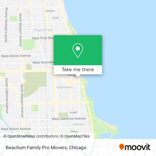 Beachum Family Pro Movers map