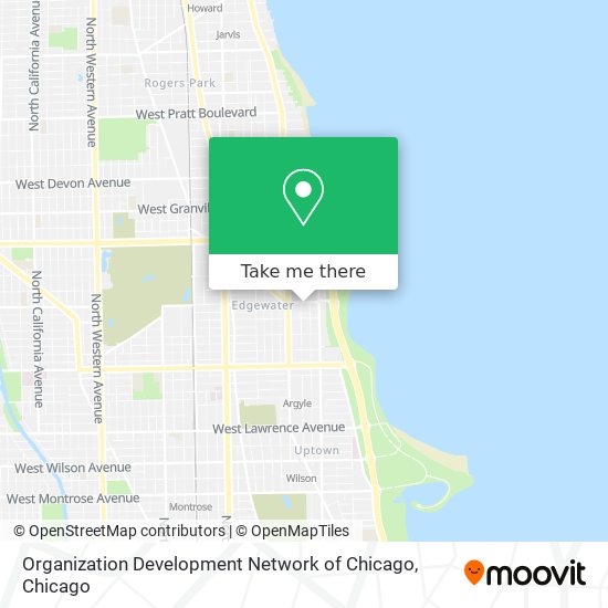 Mapa de Organization Development Network of Chicago