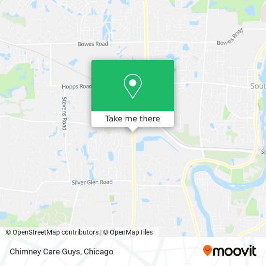 Chimney Care Guys map