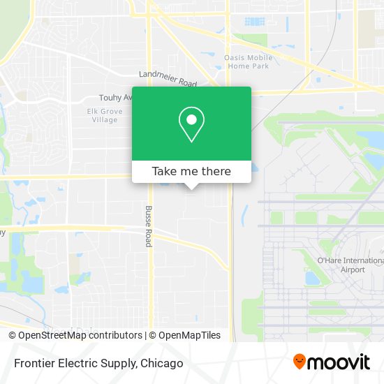 Frontier Electric Supply map