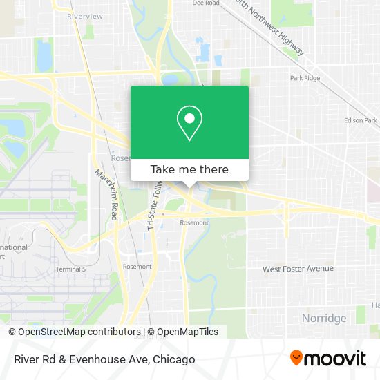 River Rd & Evenhouse Ave map