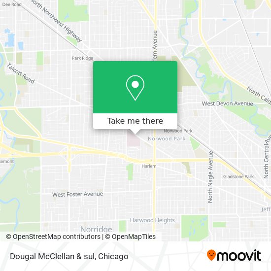Mapa de Dougal McClellan & sul
