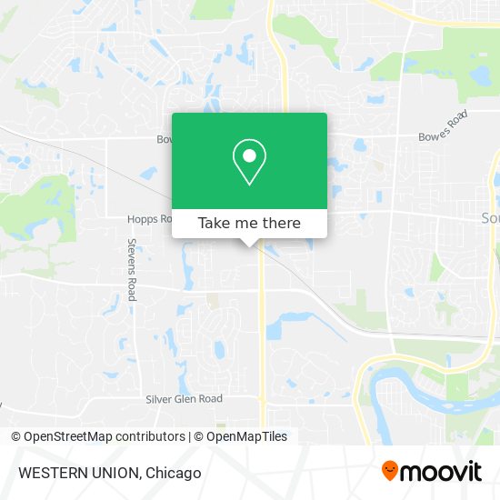 WESTERN UNION map