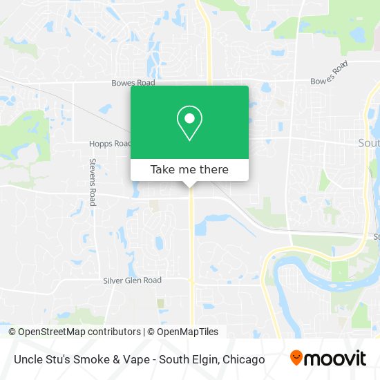 Uncle Stu's Smoke & Vape - South Elgin map