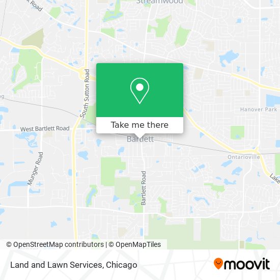 Land and Lawn Services map