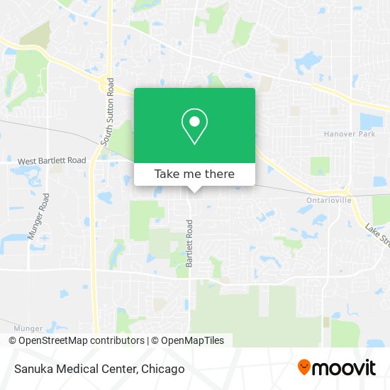 Mapa de Sanuka Medical Center