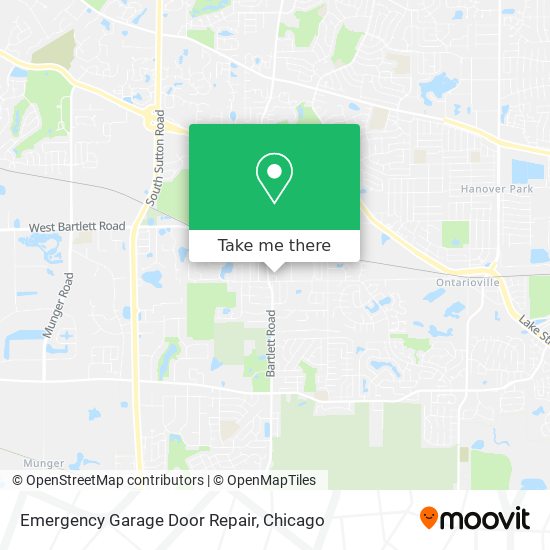 Emergency Garage Door Repair map