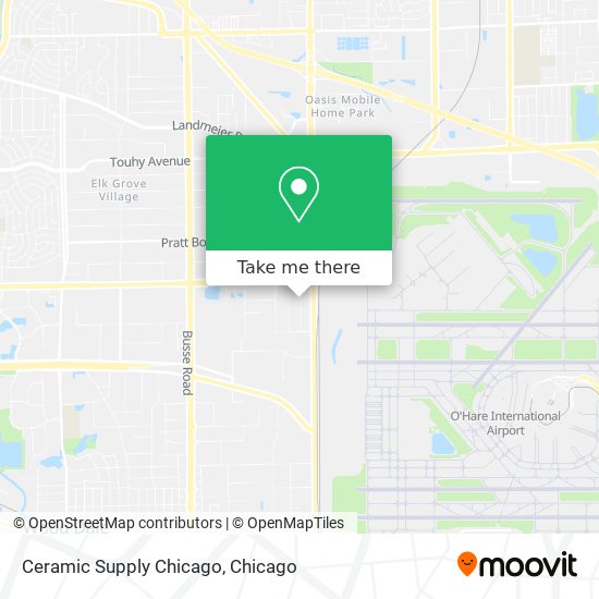 Mapa de Ceramic Supply Chicago