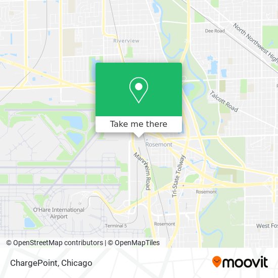 Mapa de ChargePoint