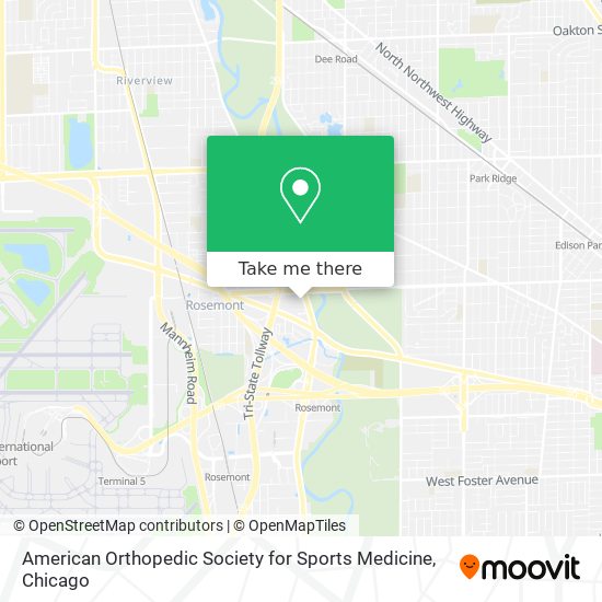 Mapa de American Orthopedic Society for Sports Medicine