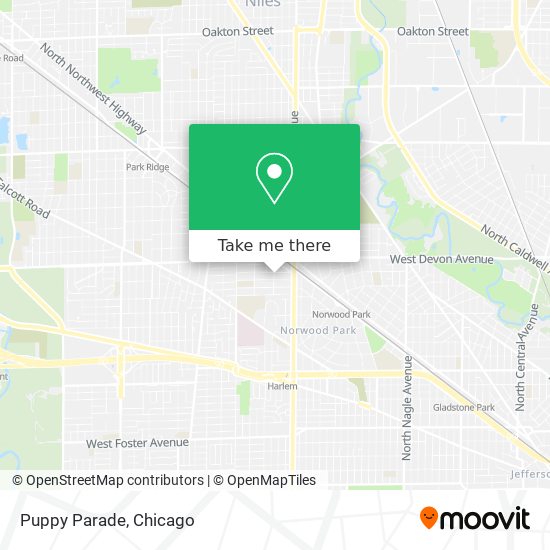 Puppy Parade map