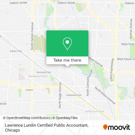 Lawrence Lundin Certified Public Accountant map