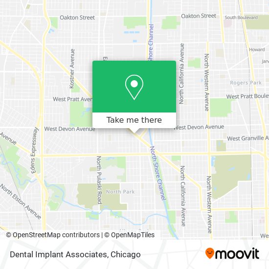 Mapa de Dental Implant Associates