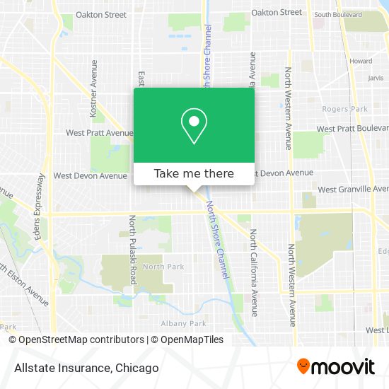 Allstate Insurance map