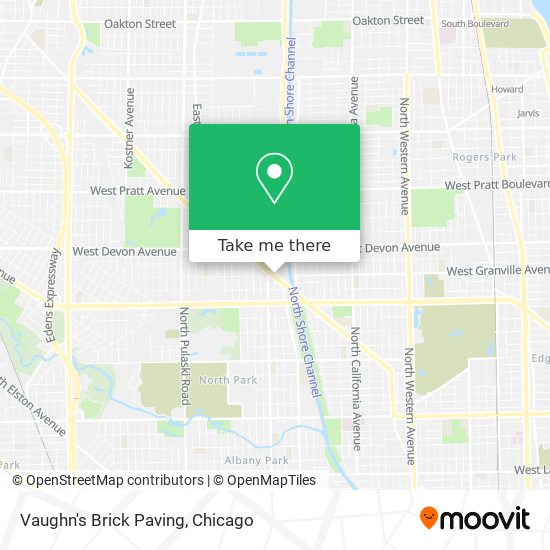 Mapa de Vaughn's Brick Paving