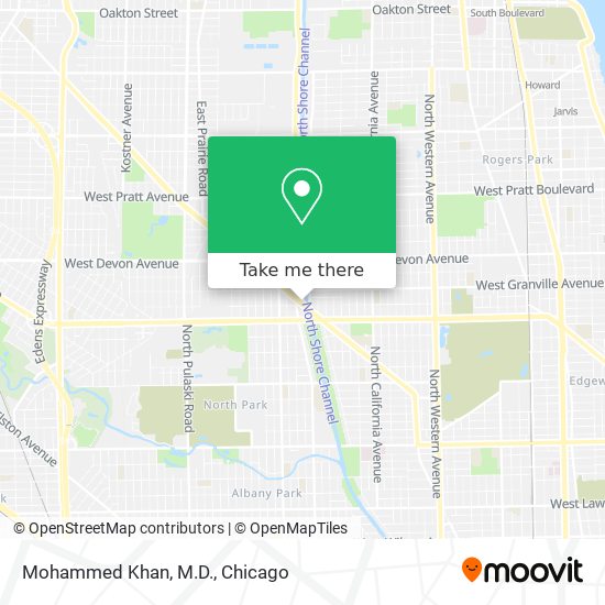Mohammed Khan, M.D. map
