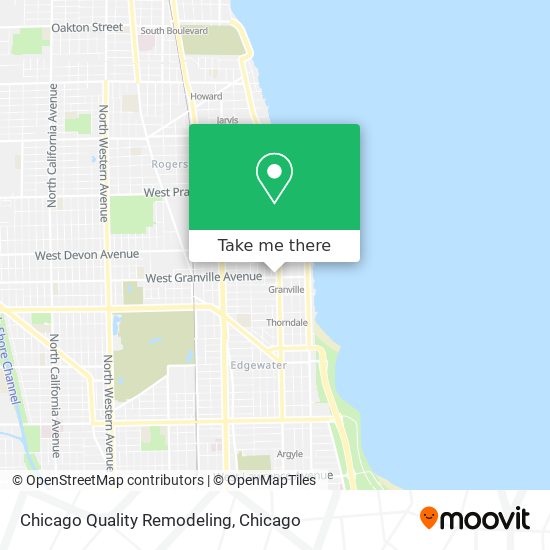 Chicago Quality Remodeling map