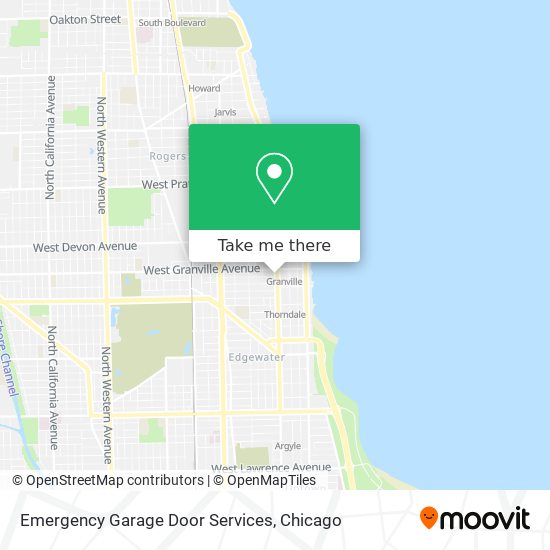 Mapa de Emergency Garage Door Services