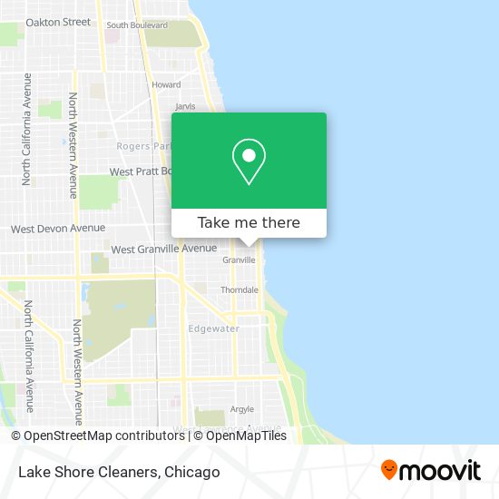 Lake Shore Cleaners map