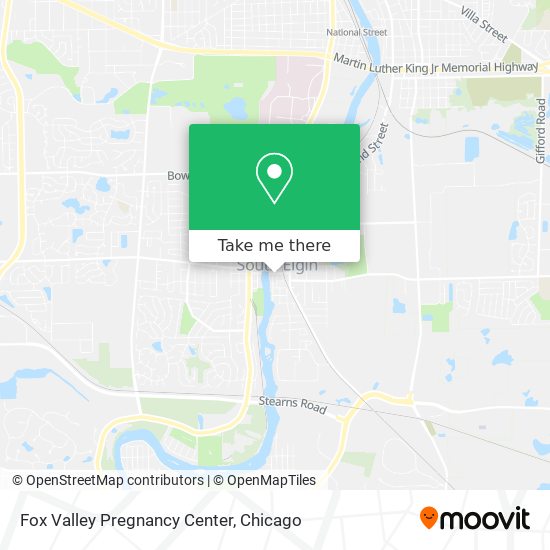 Fox Valley Pregnancy Center map