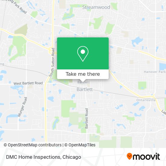 DMC Home Inspections map