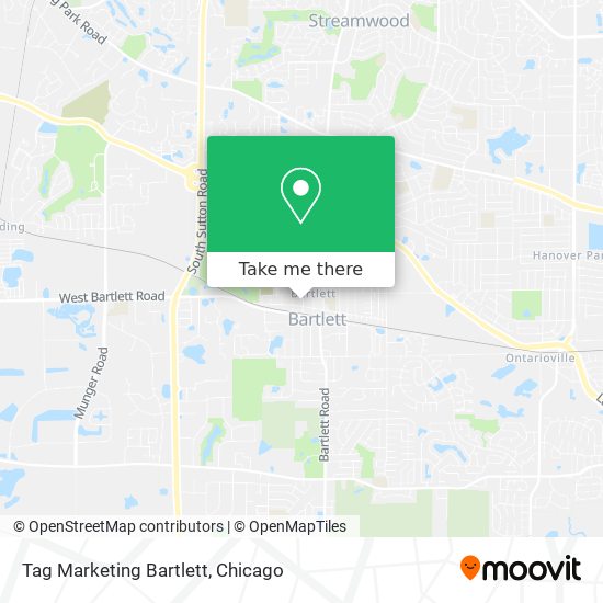 Tag Marketing Bartlett map