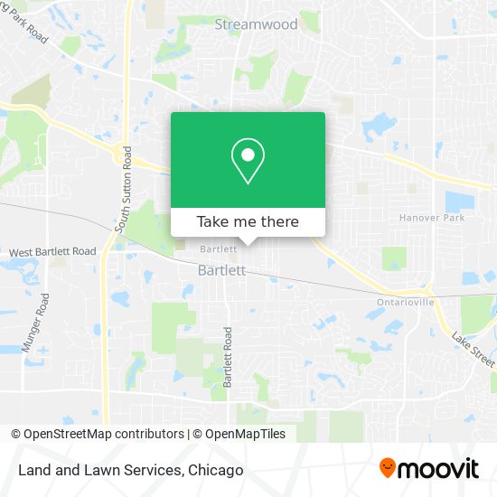 Land and Lawn Services map