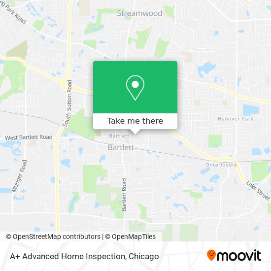 A+ Advanced Home Inspection map
