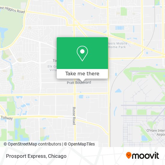 Prosport Express map