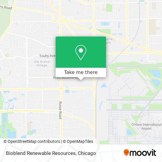 Bioblend Renewable Resources map